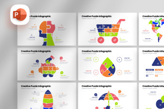 Creative Puzzle Infographic - Presentation Template